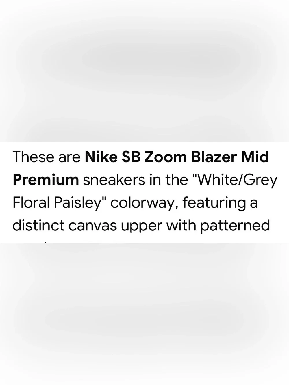 Nike Women’s High-Top Sneakers in Light Beige with Bandana Print